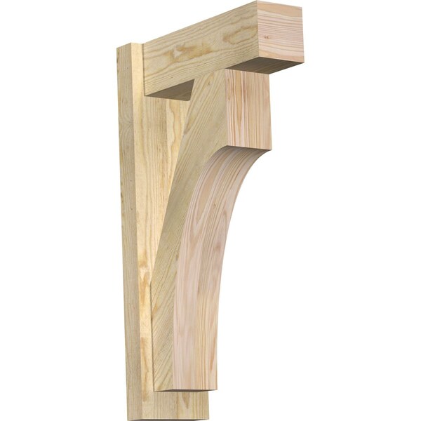Ekena Millwork Westlake Block Rough Sawn Outlooker, Douglas Fir, 6"W x 16"D x 28"H OUT06X16X28WTL05RDF - main